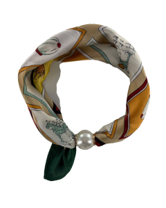 Tim &  Simonsen Chloe Scarf W. Magnetic Pearl Sjaals Multicolor Tsj467 Multimix 2