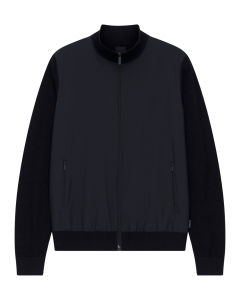 Bugatti Herren Strickjacke  Blauw 7600-15571e