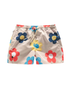 Oas 5001 Zwembroeken Beige Daisy Swim Shorts