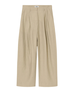 Zenggi Light Linen Mix Jade Pants Pantalons Beige X05-1006 646