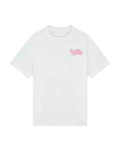 Croyez Fleur Heureuse T-shirt T-shirts Wit Crb30026019