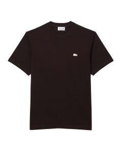 Lacoste 1ht1 Men's Tee-shirt T-shirts Donkerbruin Th0537-61