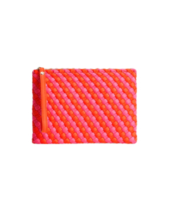 Marrea Clutch Stripe Handtassen Roze Mmr18952
