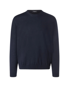 Maerz Pullover Rundhals 1/1 Arm Pullovers Donkerblauw 490500