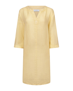 Nukus Kate Dress Mix Jurken Lichtgeel Nks14015