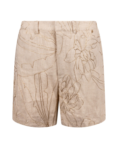 Nukus Dagmar Short Embroidery Shorts Zand Nks09052
