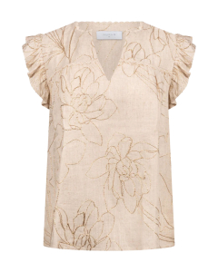 Nukus Lori Top Embroidery Tops Zand Nks01118