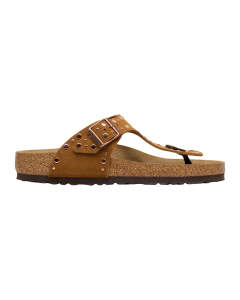 Birkenstock Gizeh Rivet Regular Slippers Cognac 1031649