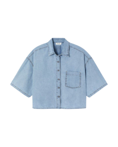 American Vintage Paybou Blouses Blauw Pay06ae26