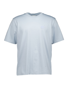 Filling Pieces 422620500143 T-shirts Lichtblauw T-shirt Embroidered Knot