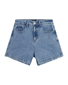 Alix The Label Ladies Woven Bermuda Denim Shorts Shorts Blauw 2606132787