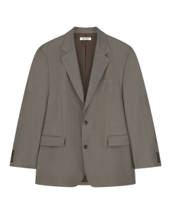 Olaf Wool Blazer Jas Bruin M260509