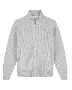 Olaf Signature Zip Knitted Sweaters Grijs M260706