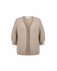Nukus Jip Cardigan Flower Vesten Zand Nkf05026