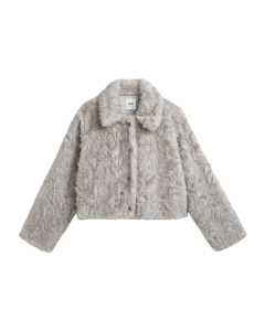 Summum Jacket Soft Faux Fur Jackets Lichtgrijs 1s1320-12525