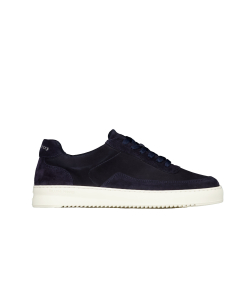 Filling Pieces 122610301353 Sneakers Donkerblauw Mondo Suede Grain