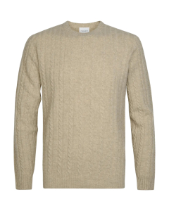 Profuomo Pullover Crew Neck Truien Beige Ppxj30020