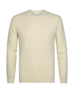 Profuomo Pullover Crew Neck Truien Off White Ppxj30020