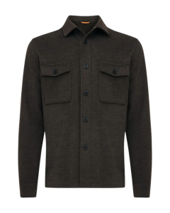 Genti S5238-1608 Overshirts Donkerbruin S5238-1608
