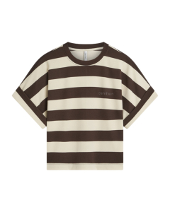 Summum Top Big Stripe Heavy Jersey  Bruin 3s5112-30681