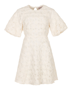 Freebird Dress  Ecru Dottie