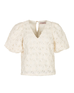 Freebird Top  Ecru Boa 3d