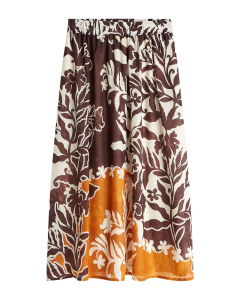 Summum Skirt Border Print Double  Multicolor 6s1359-12453