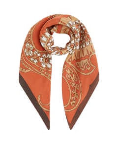Summum Scarf Satin Sjaals Multicolor 8s1107-8617
