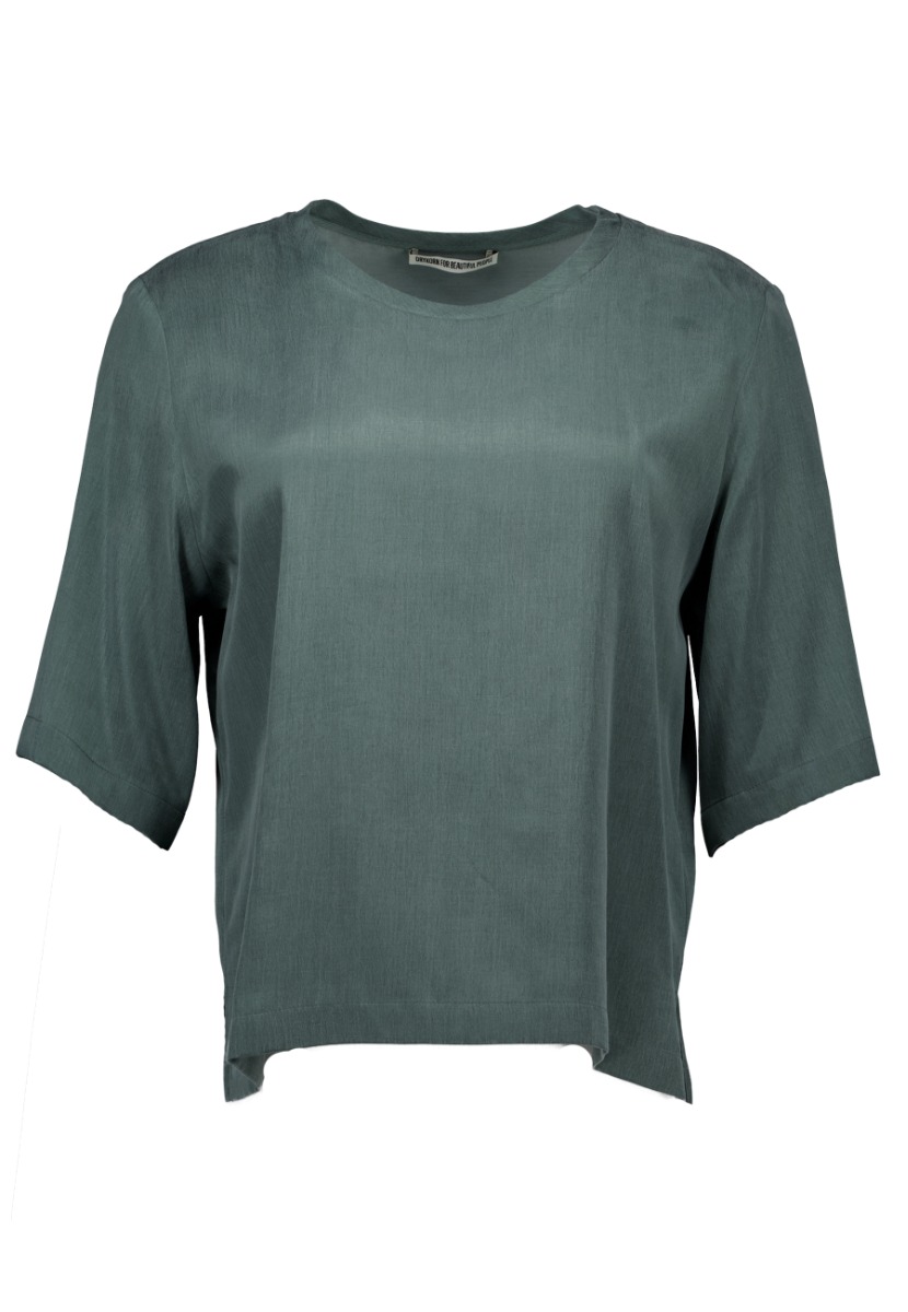Drykorn Top Groen Cupro maat 4 Diedra tops groen
