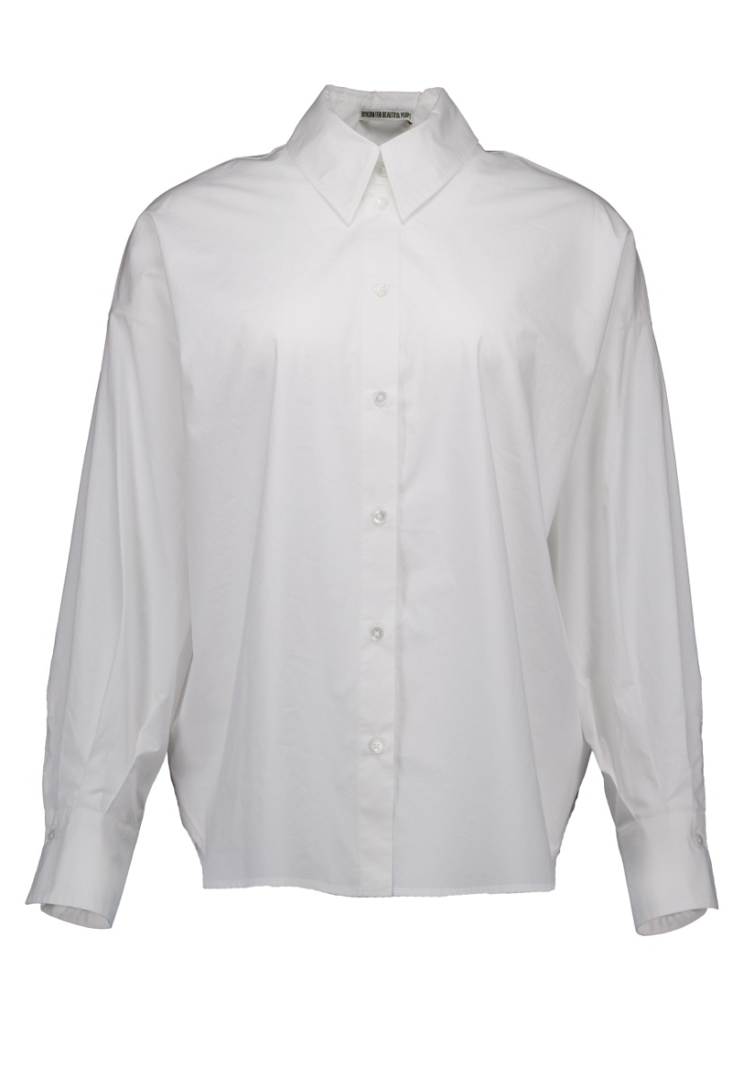 Drykorn Blouse Wit Katoen maat 2 Lysila blouses wit
