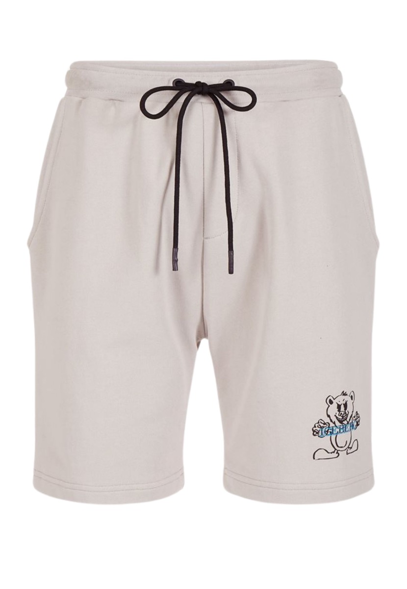 Iceberg Broek Lichtgrijs maat S shorts lichtgrijs