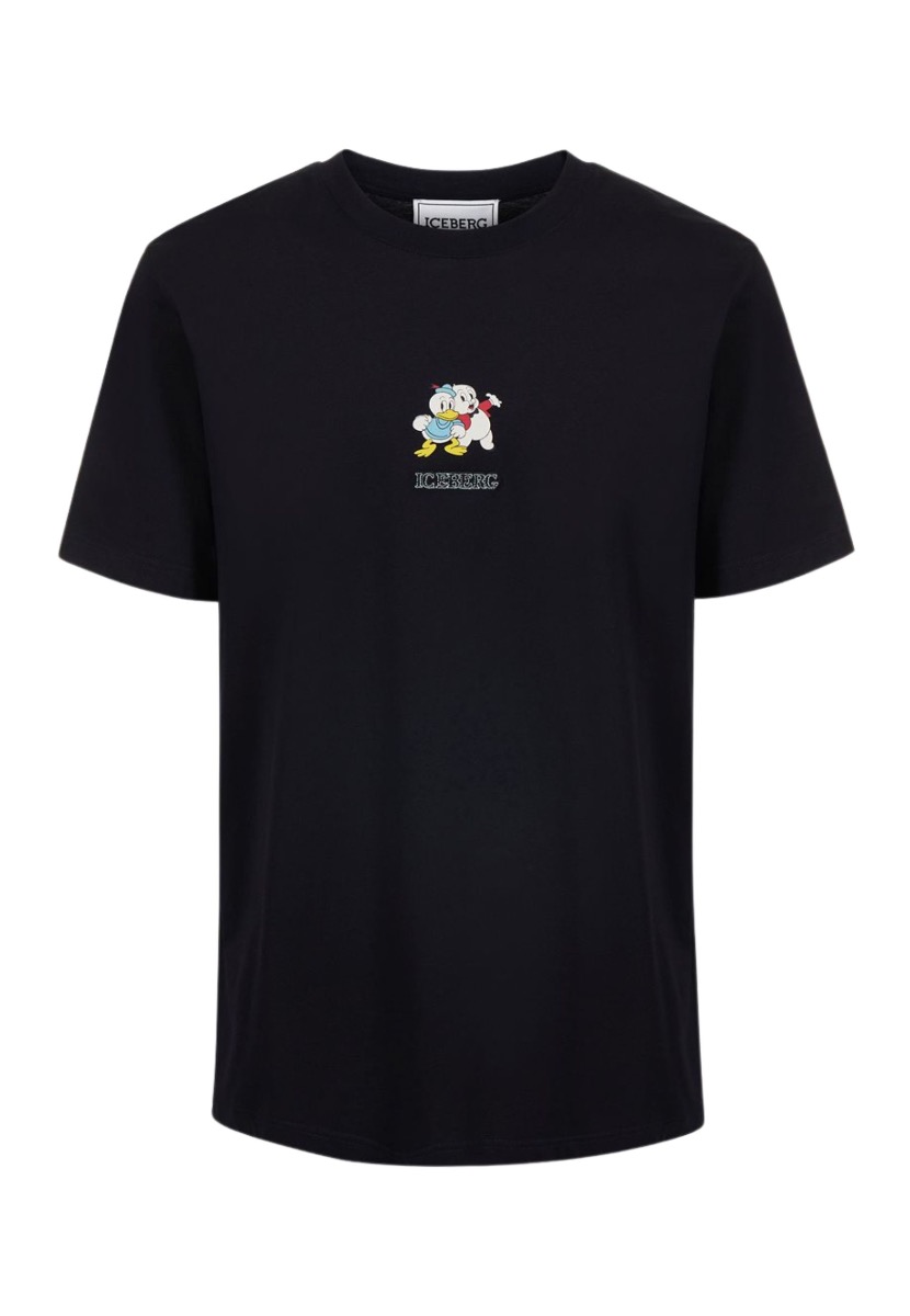 Iceberg Shirt Zwart maat XXL t-shirts zwart