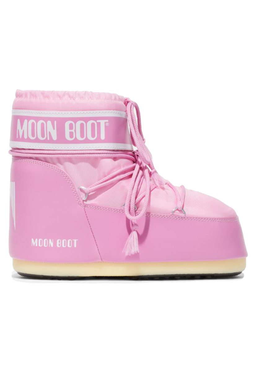 Moon Boot Icon low nylon boots roze Dames maat 36/38