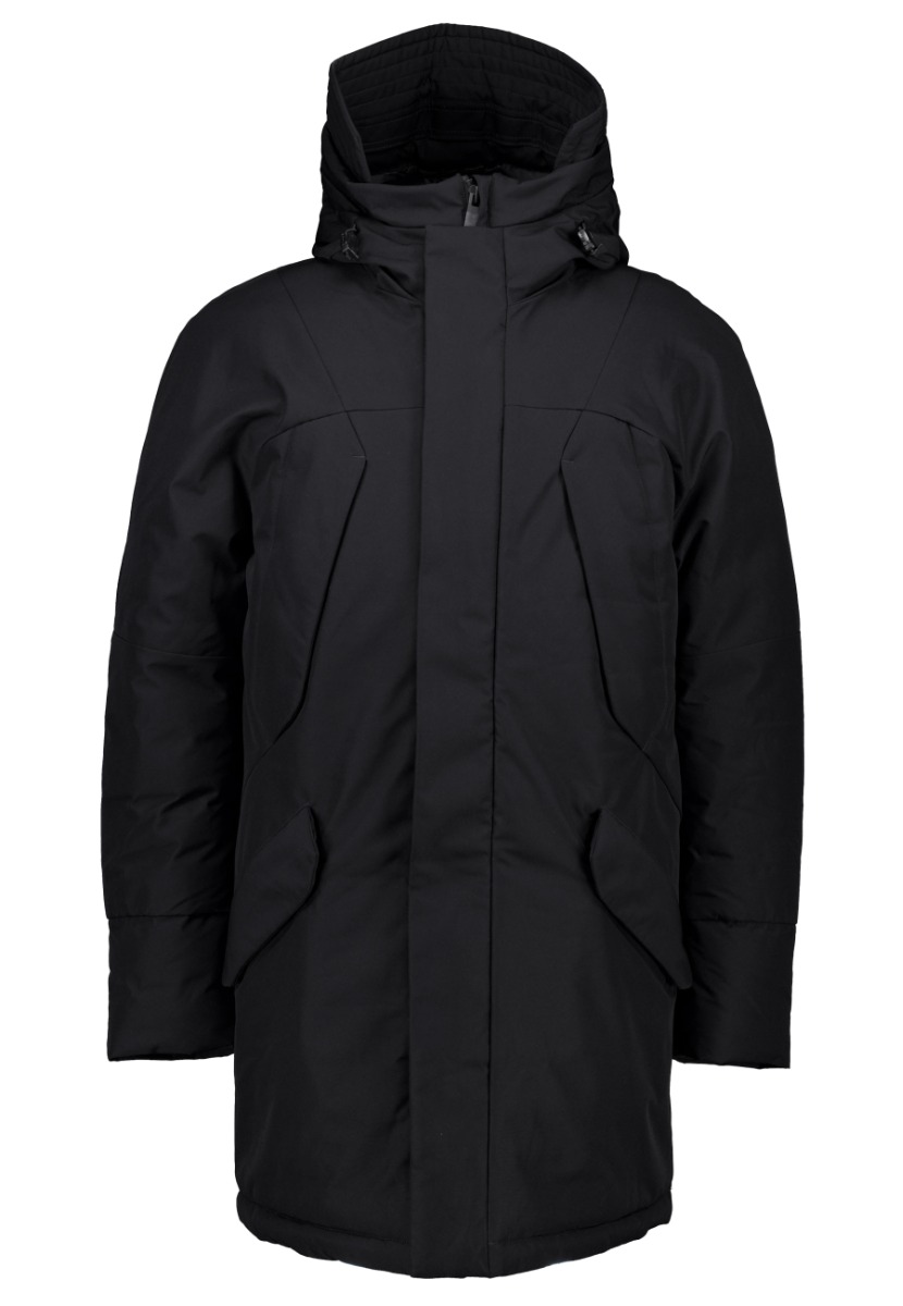 Krakatau Jas Zwart Polyester maat S Marcasite parka&apos;s zwart