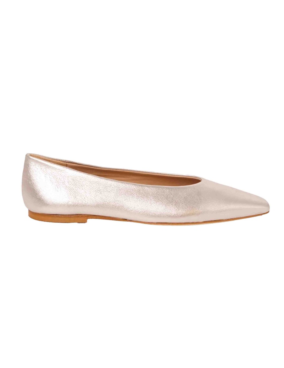 Odare Schoenen Zilver Bilbao ballerina&apos;s zilver