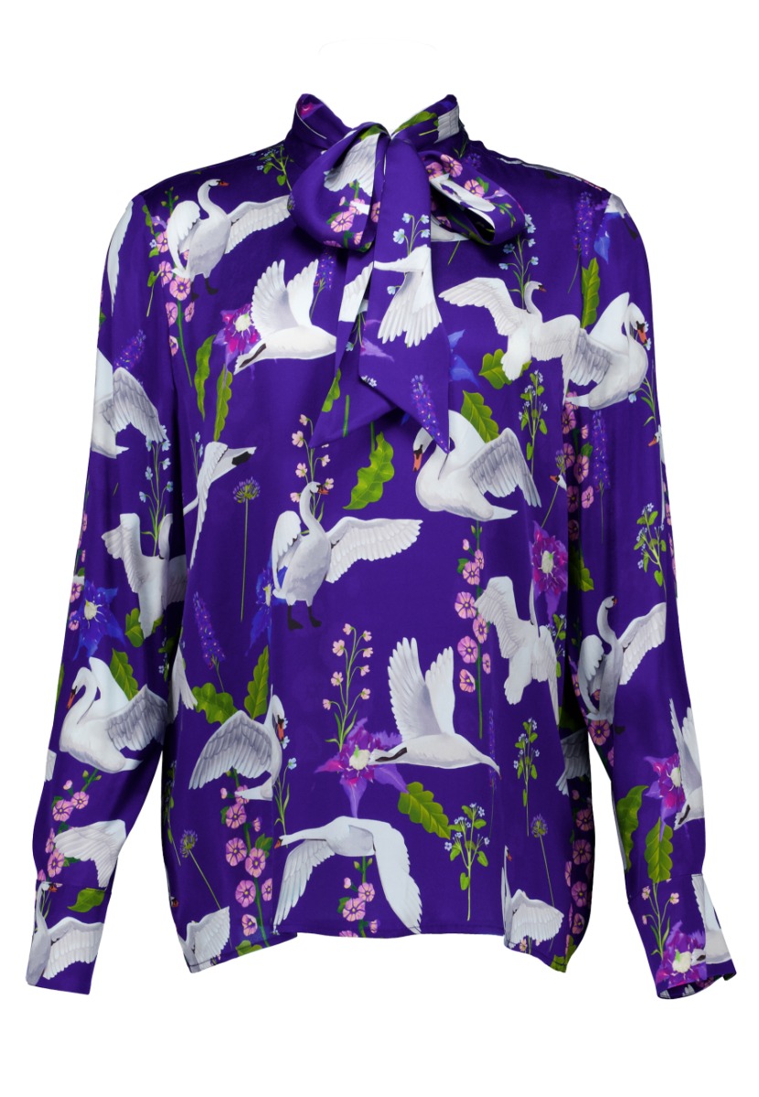 Marccain Blouse Paars maat 42 paars