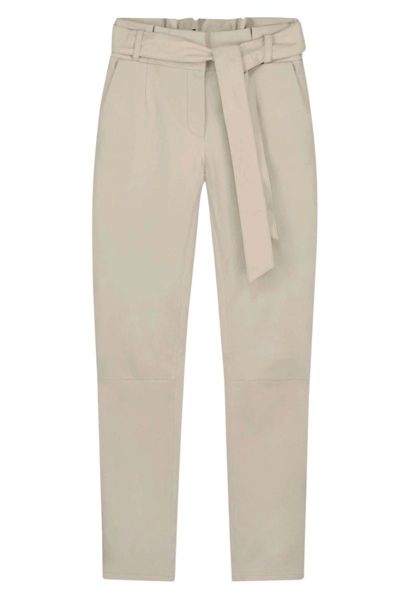 Studio AR 001l231005.01 leren broeken ecru Dames maat 42