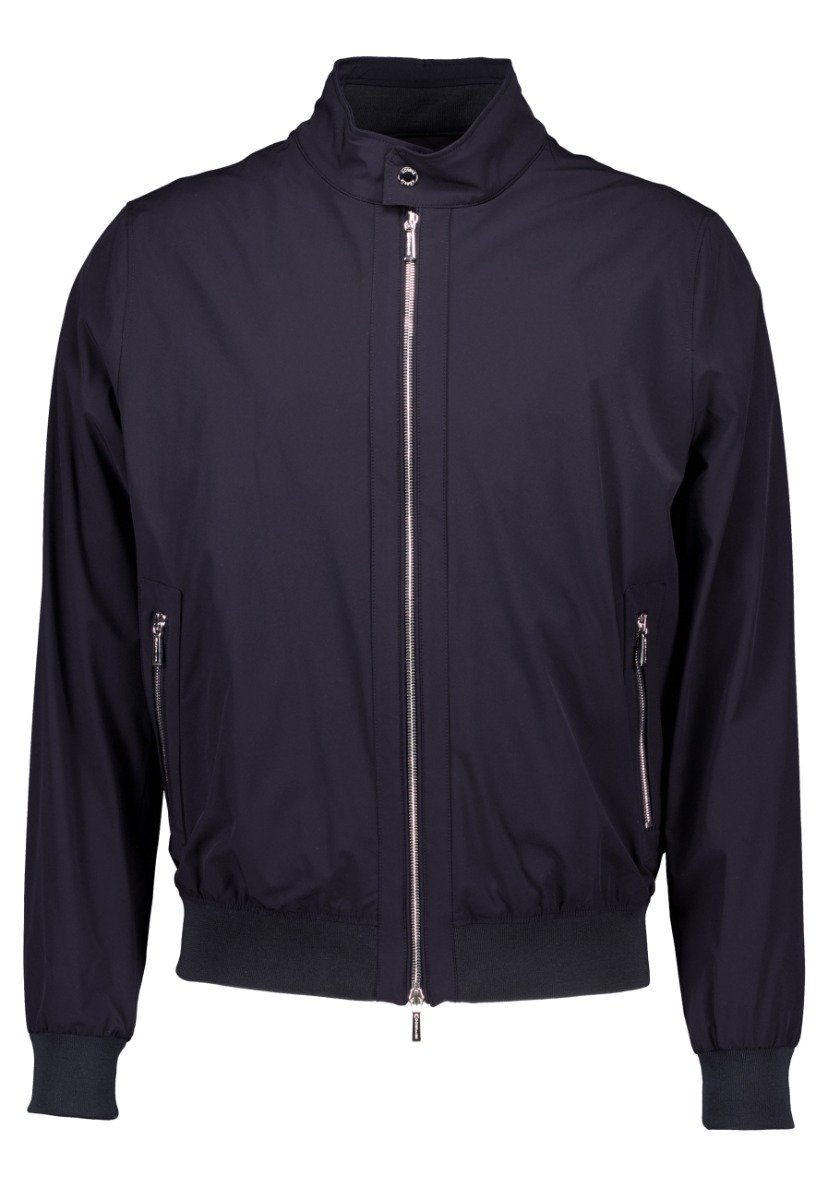 Moorer Jas Donkerblauw maat 50 Alberti-kn gewatteerde jassen donkerblauw