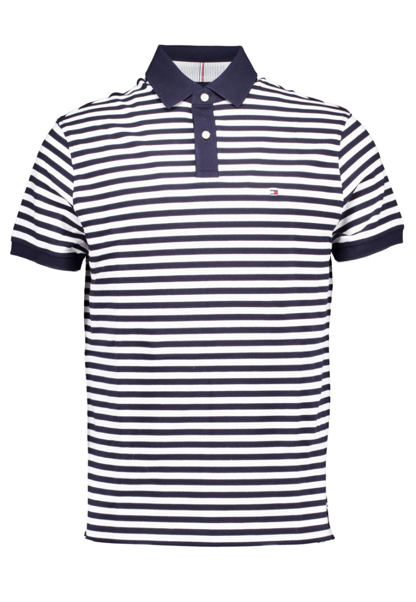 Tommy Hilfiger Shirt Donkerblauw maat S 1985 regular polos donkerblauw