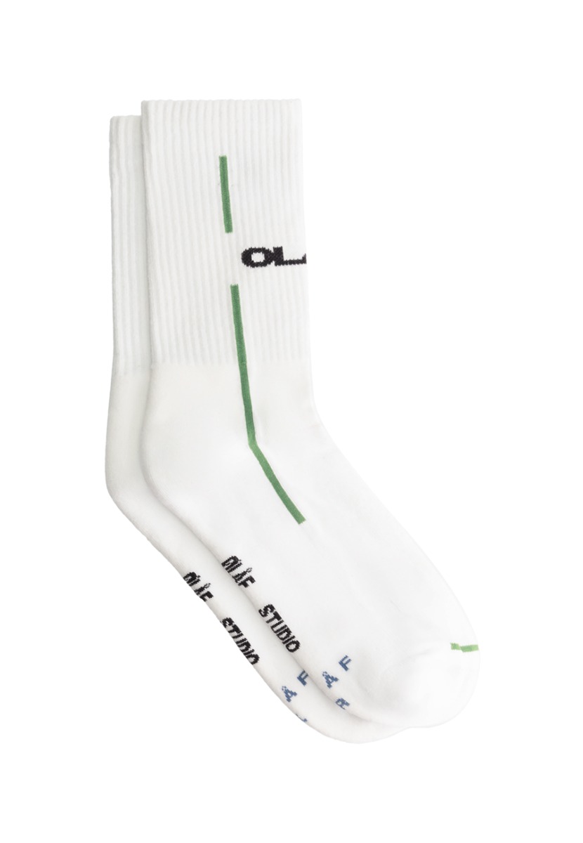 ØLÅF Sokken Wit Katoen One Size Drift socks sokken wit