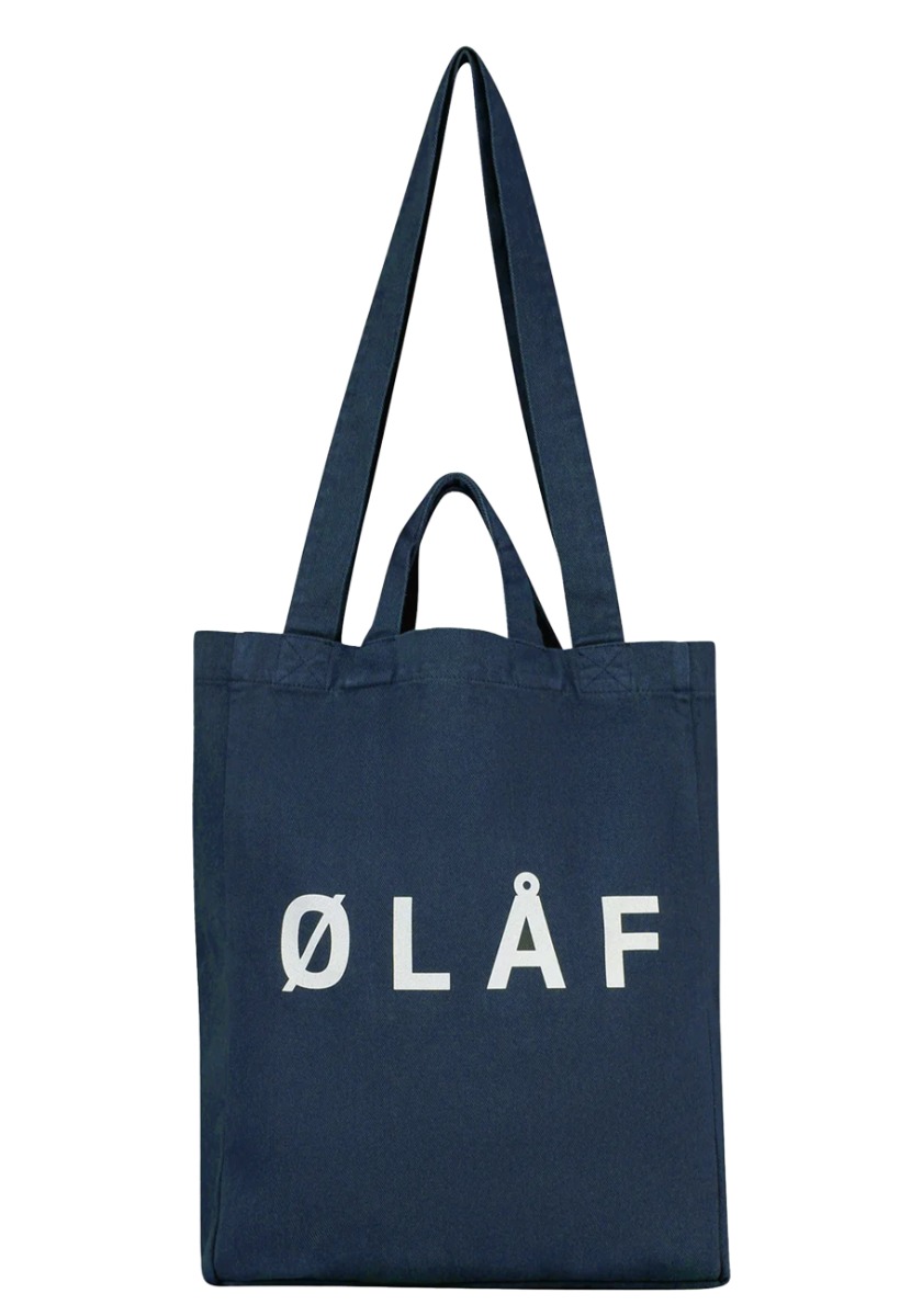ØLÅF Tas Donkerblauw One Size Tote bag shoppers donkerblauw
