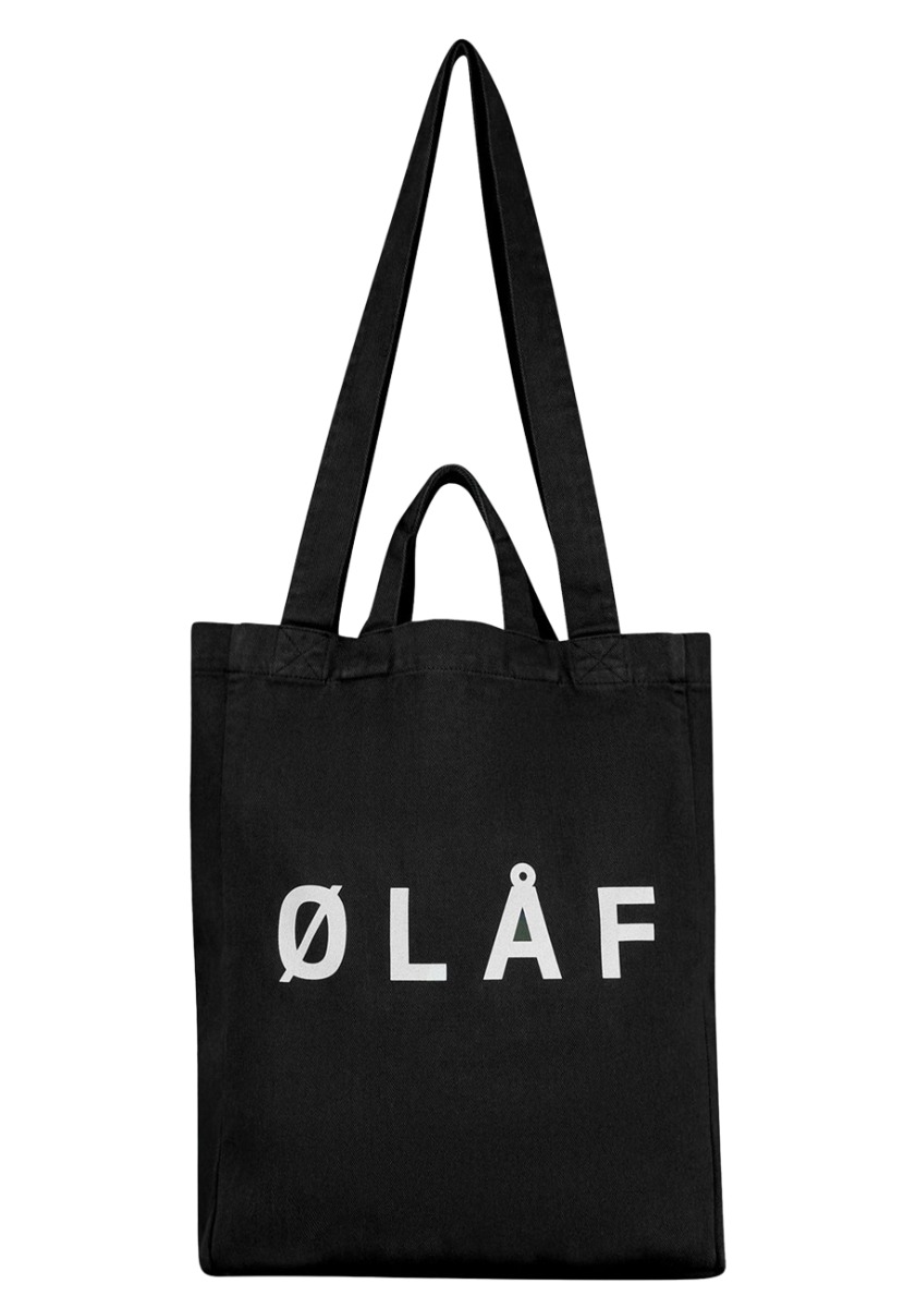 ØLÅF Tas Zwart One Size Tote bag shoppers zwart