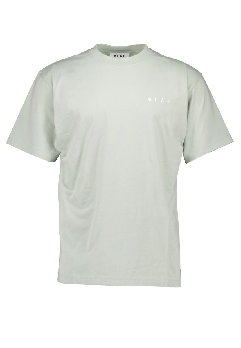 ØLÅF Shirt Groen maat M Pixelated face tee t-shirts groen