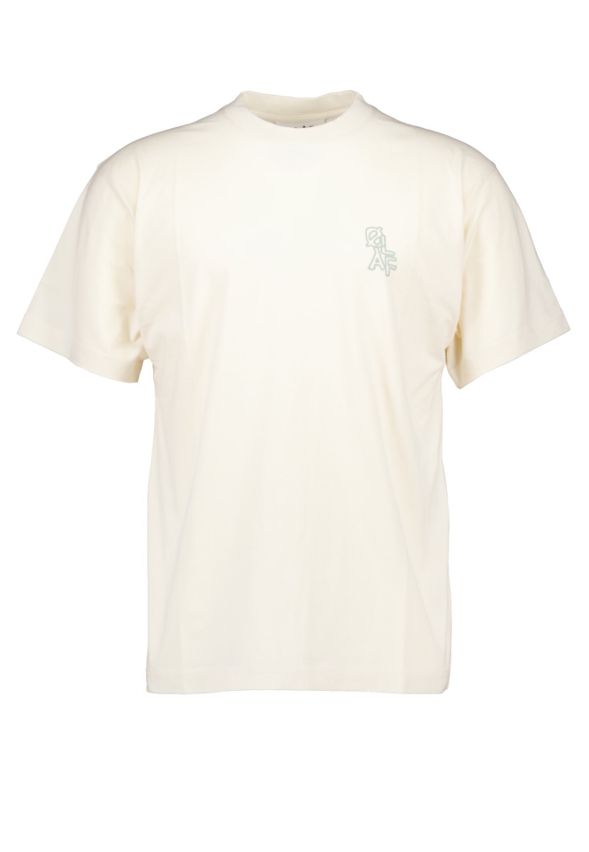 ØLÅF Shirt Off White maat M Layered logo tee t-shirts off white