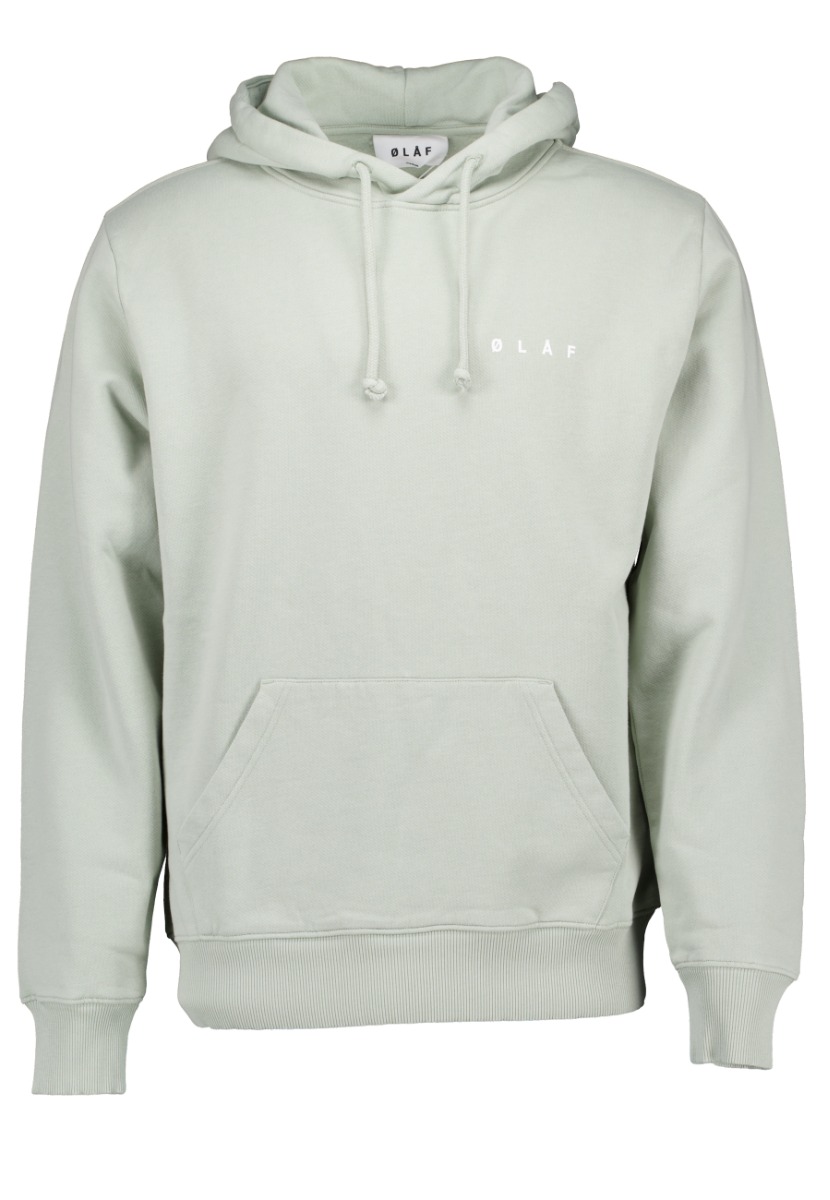 ØLÅF Trui Groen maat S Pixelated face hoodie hoodies groen