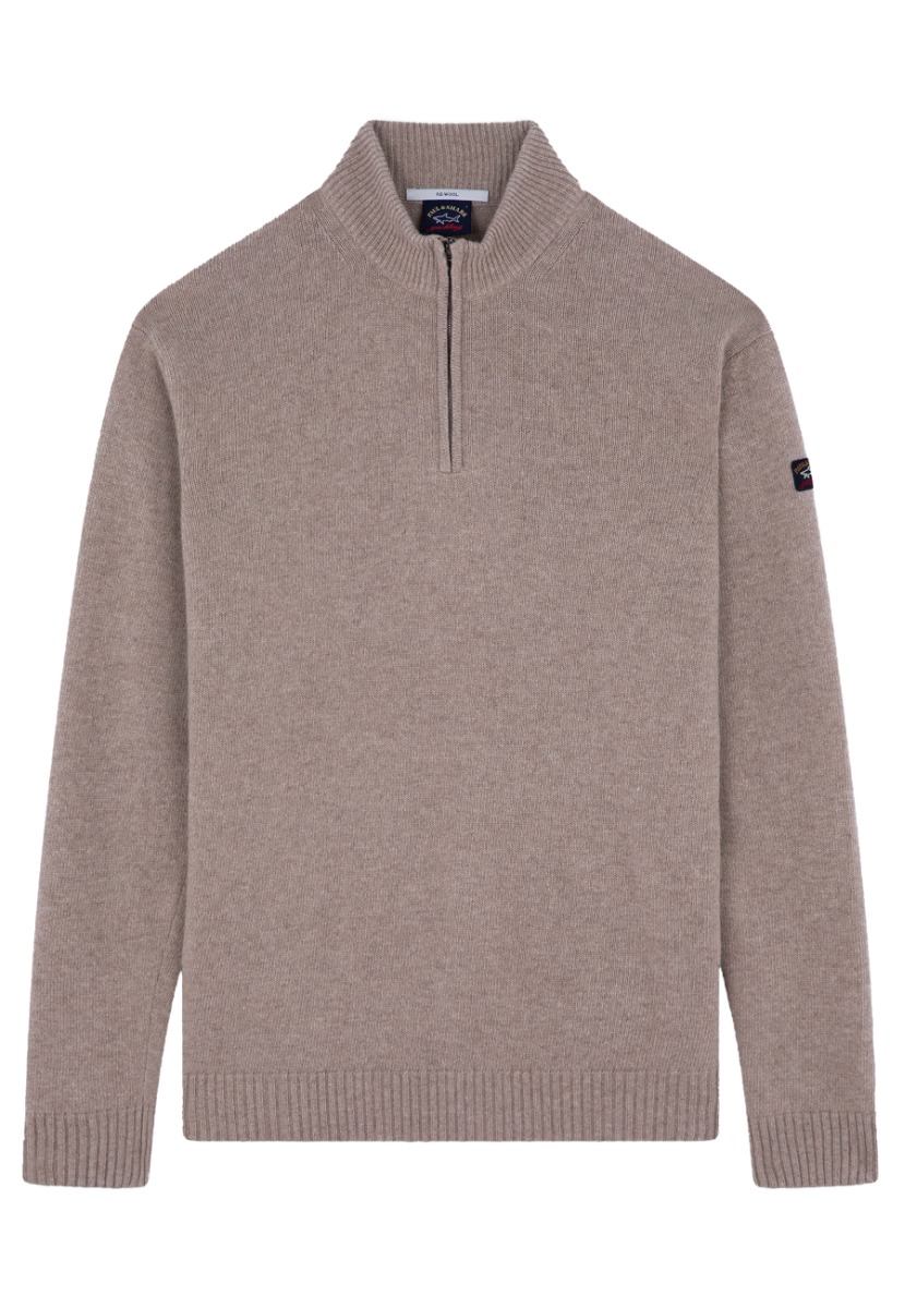 Paul & Shark Trui Beige Wol maat M Maglia truien beige