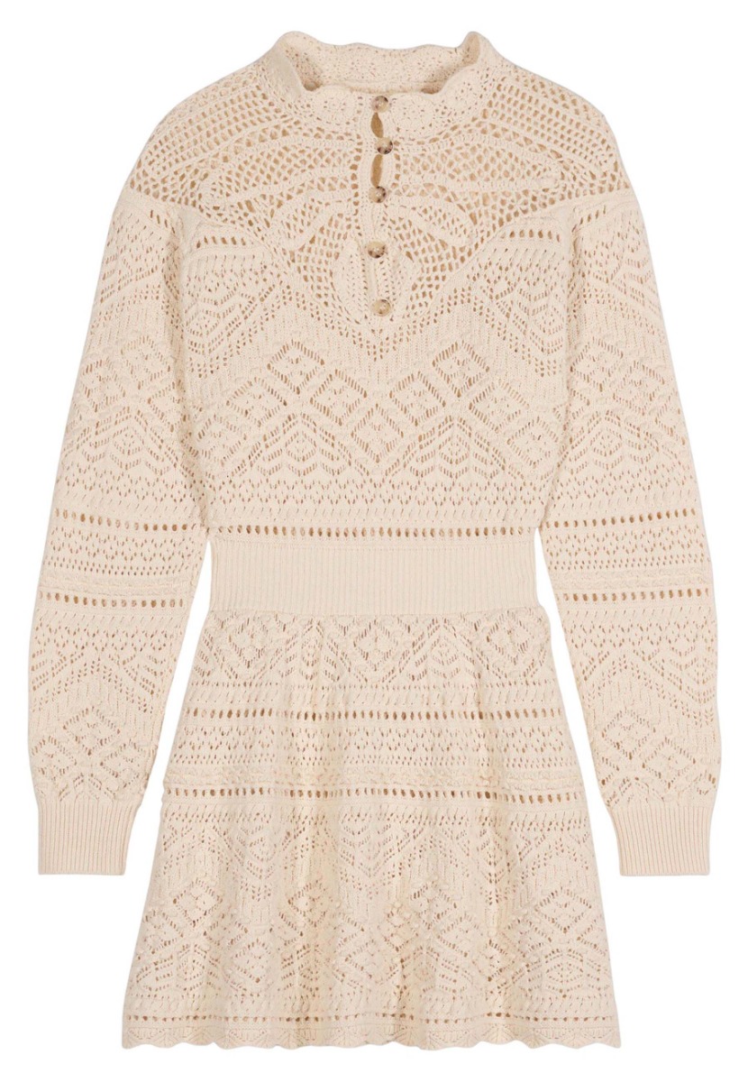 BA&SH Pearle Jurk Ecru Dames maat 36