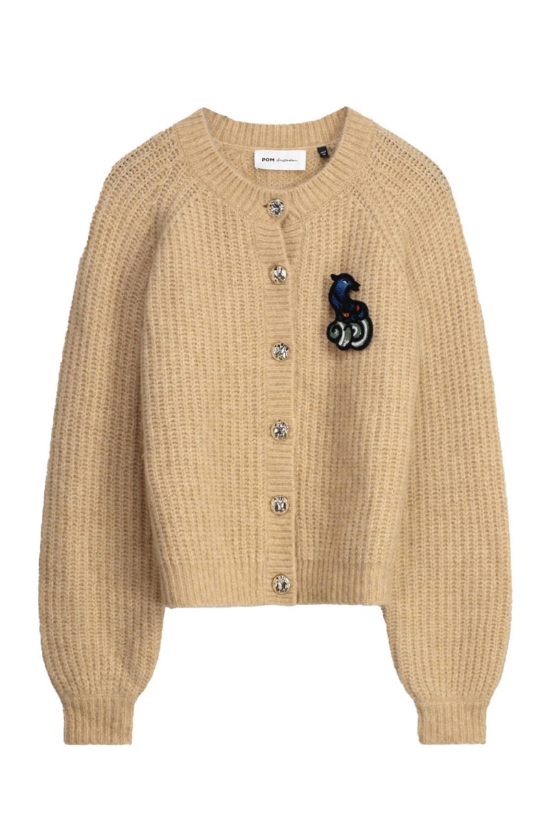Pom Amsterdam Glorious vesten beige Dames maat 42