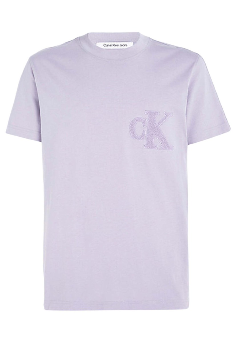 Calvin Klein Monogram t-shirt t-shirts lila Heren maat XS
