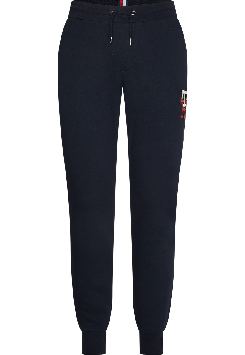 Tommy Hilfiger Essential Monogram Joggingsbroek Donkerblauw Heren maat M